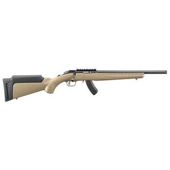 RUGER American Rimfire .22 WMR 16in Threaded 15rd FDE Bolt-Action Rifle (8370)