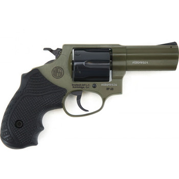 ROSSI RP63 Small Frame .357mag 3in 6rd Black/Sniper Green DA/SA Revolver (2-RP631F-LOK)