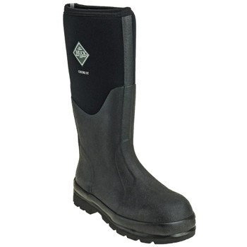 Open-box: MUCK BOOT COMPANY Chore Hi Steel Toe Workboot, Color: Black, Size: 11 (CHS-000A-BLC-110) - Damaged package