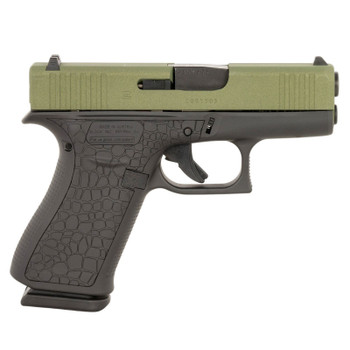 GLOCK 43X 9mm Luger 3.41in 2x 10rd Mags Bayou Green Cerakote Pistol (UX4350204BAYOU)