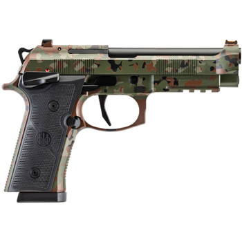 BERETTA 92XI 9x19mm 4.7in 2x18rd Flectarn Camo Full Size SAO Pistol (SPEC0744A18)