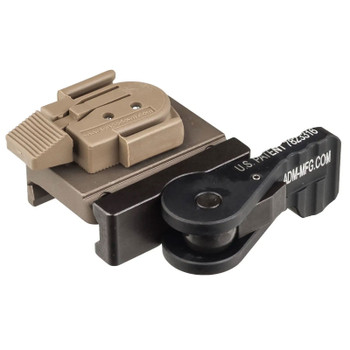 AMERICAN DEFENSE AD-21 Flat Dark Earth Surefire Helmet Light Mount w/ Tac Lever (AD-21-FDE-TAC)