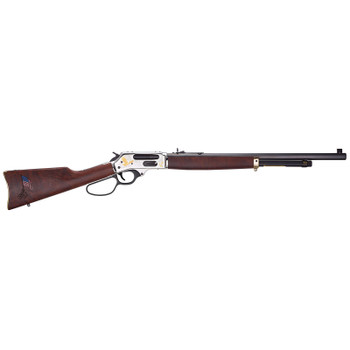 HENRY REPEATING ARMS H010 Spirit Of The Corps .45-70 Gov't 22in 4rd Nickel Engraved American Walnut Lever-Action Rifle (H010BGMC)