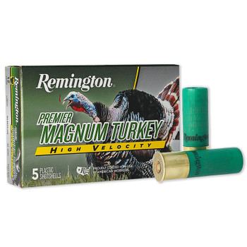 REMINGTON Premier Magnum Turkey High Velocity 12ga 3-1/2in 2oz 5 Shot 5rd Shotshells (28041)