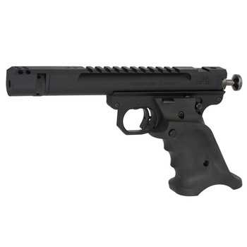 VOLQUARTSEN Scorpion 22LR 4.5in 2x 10rd Black Anodized Aluminum Pistol w/ Target 22 Style Frame, Comp, Volthane Grips (VC3SN-O)