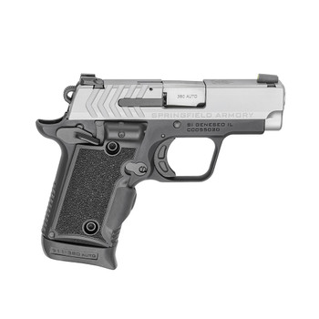 SPRINGFIELD ARMORY 911 .380 ACP 2.7in 1x6rd 1x7rd Pistol with Green Viridian Laser (PG9109SVG)