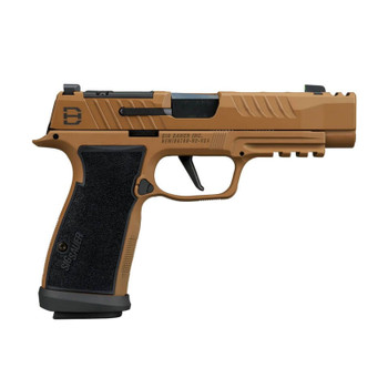 SIG SAUER P365 9mm 3.7in 17rd/21rd Coyote Semi-Auto Pistol (365AXGF-9-DH3)