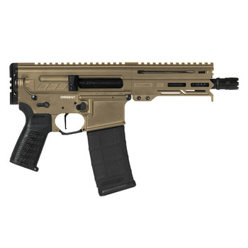 CMMG Dissent MK4 9mm 6.5in 30rd Coyote Tan Pistol (94A6867-CT)