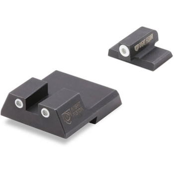 NIGHT FISION White Front Ring/White Rear Rings Night Sight Set for HK VP9/VP9SK/P30/45C (HAK-126-003-WGWG)