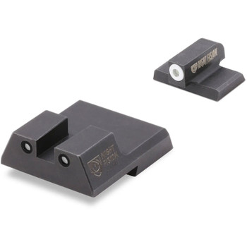 NIGHT FISION White Front Ring/Black Rear Rings Night Sight Set for HK VP9/VP9SK/P30/45C (HAK-126-003-WGZG)