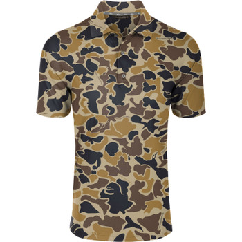 DRAKE Men's Performance Print Old School Polo (DS4092-016)