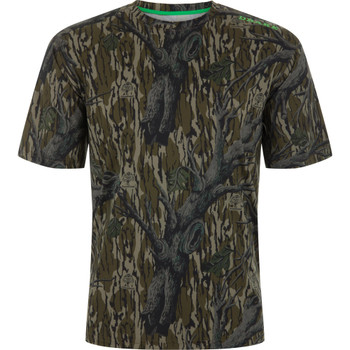 DRAKE Men's Lakeshore Performance Mossy Oak Original Treestand SS Crew (DS0121-032)