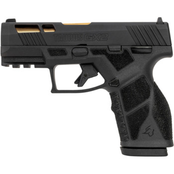 TAURUS GX2 9mm 3.3in 13rd Black/Gold SA Pistol (1-GX2931-TL1)