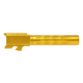 FAXON Match Series 9mm 4.02in Barrel for G19 w/ Patented Flame Fluting (GB910N19LGQ-N-TiN)