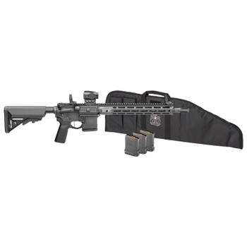 SPRINGFIELD ARMORY Saint Victor Low Capacity 5.56 NATO 14in Black Rifle Gear Pac w/ Viridian Venta, 4x 10rd Mags, Rifle Case (STV914556BLCV2B5-PAC)
