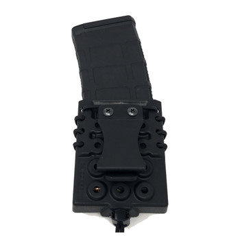 WILDER TACTICAL Stacked AR-15 Quick Clip 1 3/4in Black Magazine Pouch (WT-AR-B-1.75)