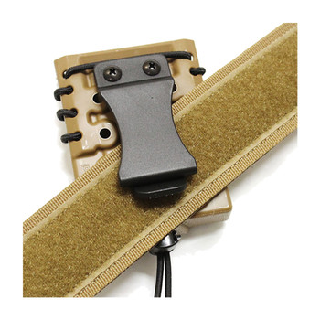 WILDER TACTICAL Stacked AR-15/Pistol Quick Clip 1 3/4in FDE Magazine Pouch (WT-AR/P-FDE-1.75)