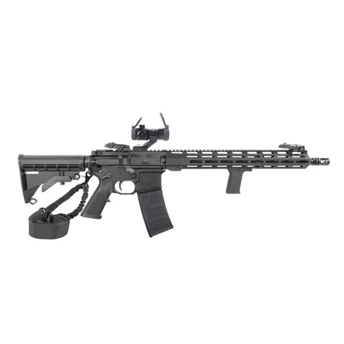 RAPTOR DEFENSE RD-15 Loadout Red Dot 2 Mid-Length 5.56mm NATO 16in 30rd AR-15 Black Anodized Rifle (RD11561)