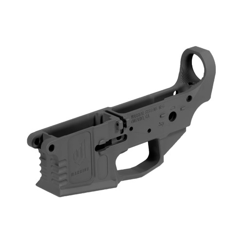 WARRIOR SYSTEMS AR-15 Billet Tungsten Gray Stripped Lower Receiver (7015203)
