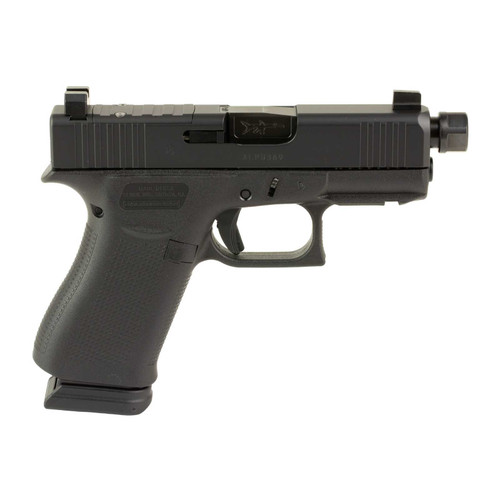 GLOCK 43X 9mm 3.92in 15rd Black Striker-Fired Pistol (GLUX4350204R15PUPBKSCT)