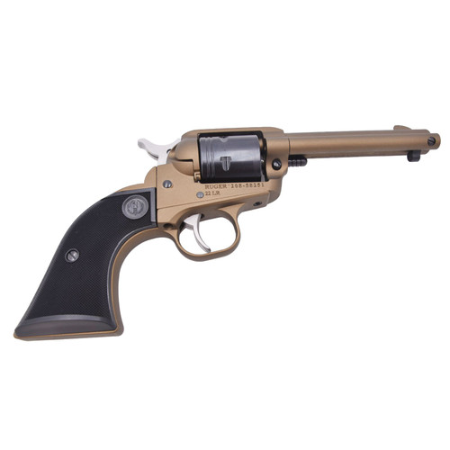 RUGER Wrangler 22LR 4.6in 6rd Bronze Revolver With Brown/Tan Holster (2065)