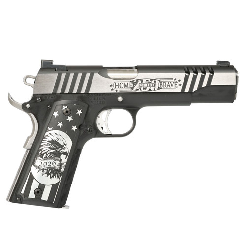AUTO ORDNANCE 1911 Land of the Free Special Edition .45 ACP 5in 7rd Black/Stainless Semi-Automatic Pistol (1911TCAC21)