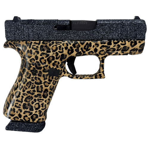 GLOCK G43X 9mm 3.41in 15rd Twilight Glitter Slide/Cheetah Frame Semi-Automatic Pistol (UX4350204NR15TCOR)