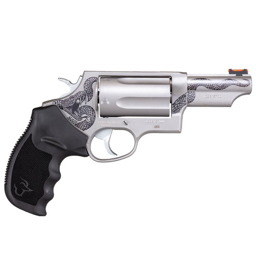TAURUS Judge Snake Engraving .45 Colt/.410 Bore 3in 5rd Stainless Steel Revolver (2-441039T-SNK)