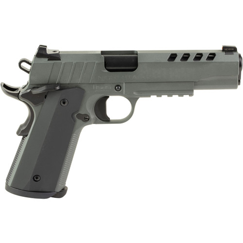 TISAS 1911 Night Stalker 10 10mm 5in 2x8rd Gray Semi-Auto Pistol (10100537)