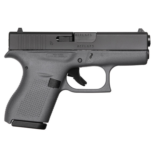 GLOCK G42 .380 ACP 3.25in 2x 6rd Mags Gray Frame Striker-Fired Pistol (UI4250201GF)
