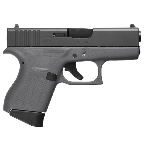 GLOCK G43 9mm Luger 3.39in 2x 6rd Mags Gray Frame Striker-Fired Pistol (UI4350201GF)