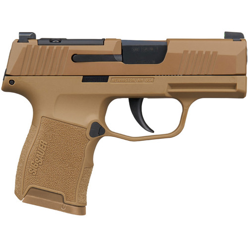 SIG SAUER P365 9mm 3.1in 2x10rd Coyote Striker-Fired Semi-Automatic Pistol (365-9-CXR3P)