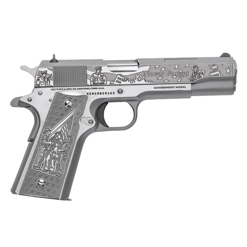 COLT'S MANUFACTURING 1911 Remember 9-11 .45 ACP 5in 7rd Stainless Semi-Automatic Pistol (CNC REMEMBER)