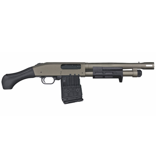 MOSSBERG 590M Breacher 12Ga 11.5in 5rd Tungsten Cerakote Pump-Action Shotgun (50216)