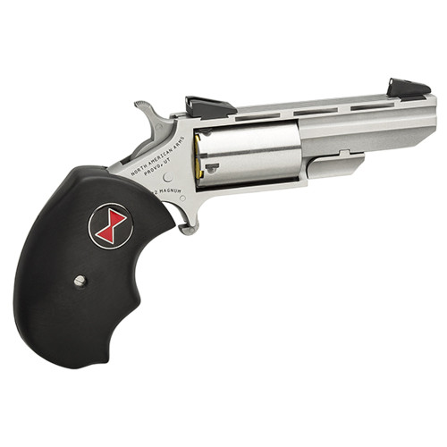 NORTH AMERICAN ARMS Black Widow 22LR 2in 5rd Stainless Revolver (NAA-BWL)