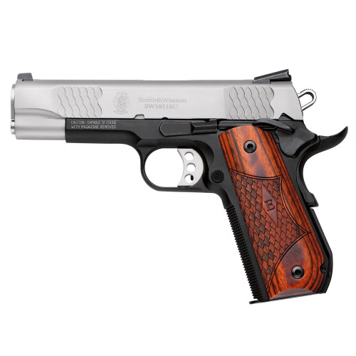 S&W 1911 E Series 45 ACP 4.25in 8rd Two-Tone Semi-Automatic Pistol (108485)