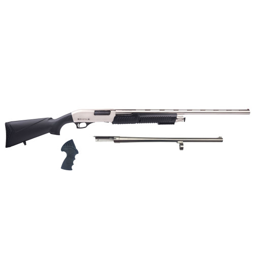 ARMSCOR Meriva 3-in-1 12Ga 18.5in 5 Rd Chrome Shotgun (MR25-P101-MC)