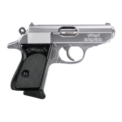 WALTHER PPK .380 ACP 3.3in 6rd Stainless Pistol (4796001)