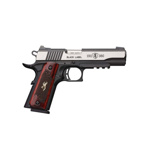 BROWNING 1911-380 Black Label Medallion Pro .380 ACP 4.25in 8rd Semi-Auto Pistol with Rail NGTST (51971492)