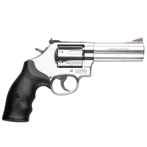S&W 686 Plus 357 Mag,38 Special +P 4in 7rd Satin Stainless Revolver (164194)