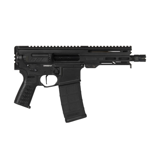 CMMG Dissent Mk4 5.56mm 6.5in 30rd Armor Black Semi-Automatic AR Pistol (55A938F-AB)