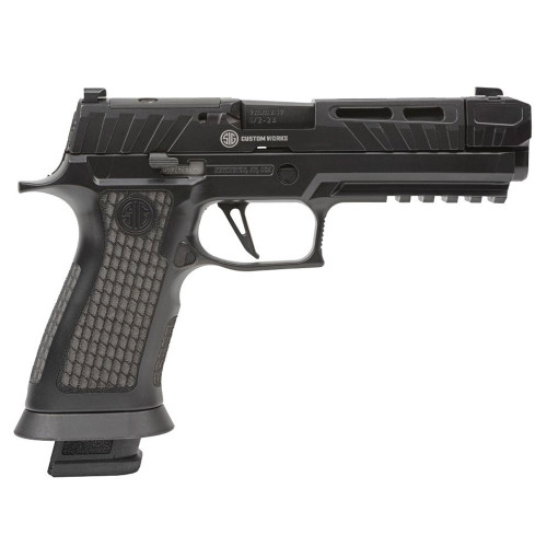 SIG SAUER P320 Spectre Comp Blackout 9mm Luger 4.6in 2x 21rd Mags Black Pistol (P320V004)