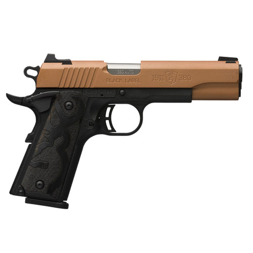 BROWNING 1911 Black Label Copper Full Size .380 Auto 4.25in 8rd Semi-Automatic Pistol (51987492)