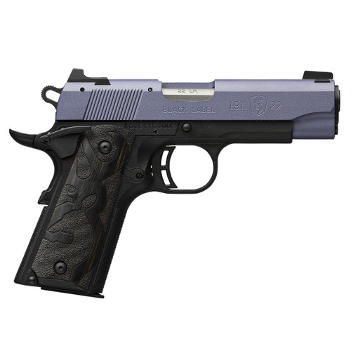 BROWNING 1911-22 Black Label 22LR 3.6in 10rd Crushed Orchid Compact Pistol (51894490)