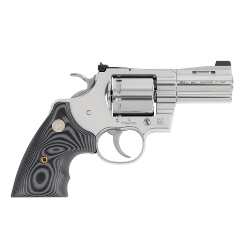 COLT'S MANUFACTURING Python Combat Elite .357 Magnum 3in 6rd Polished Stainless Steel Revolver (PYTHON-SP3NS)