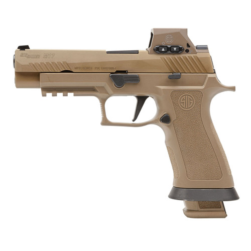 SIG SAUER M17X 9mm 4.7in 3x 21rd Mags Coyote Tan Pistol with ROMEO-M17 Red Dot Sight (M17X-9-RX)