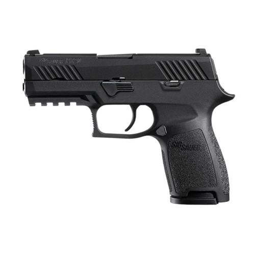 SIG SAUER P320 Compact 9mm 3.9in Siglite Sight 2x15rd Black Pistol (320C-9-BSSP)