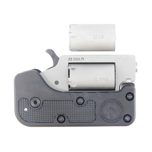 STANDARD MANUFACTURING Switch Gun .22 WMR And .22 LR .75in 5rd Silver/Black Folding Revolvers Combo (SWITCHGUNCOMBO)