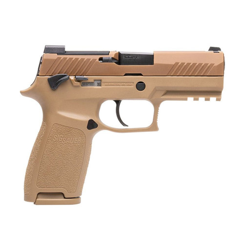 SIG SAUER P320-M18 9mm 3.9in 10rd Coyote Tan Semi-Automatic Pistol, California Compliant (320CA-9-M18-MS-CA)