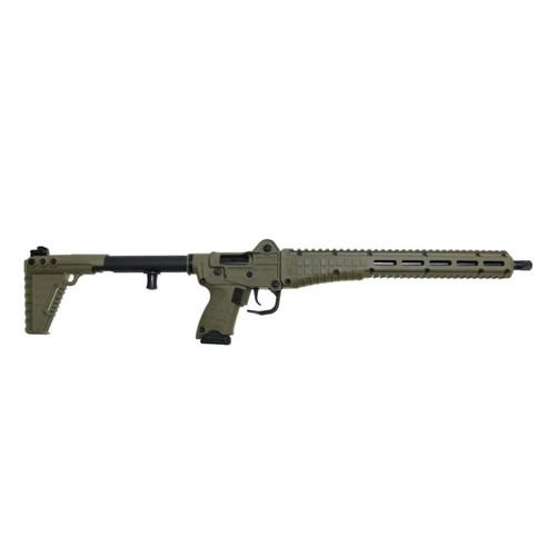 KEL-TEC SUB2000 Gen3 9mm 16.15in 15rd Glock 17/19 Mags OD Green Semi-Auto Rifle (SUB2K9GLKGRN)